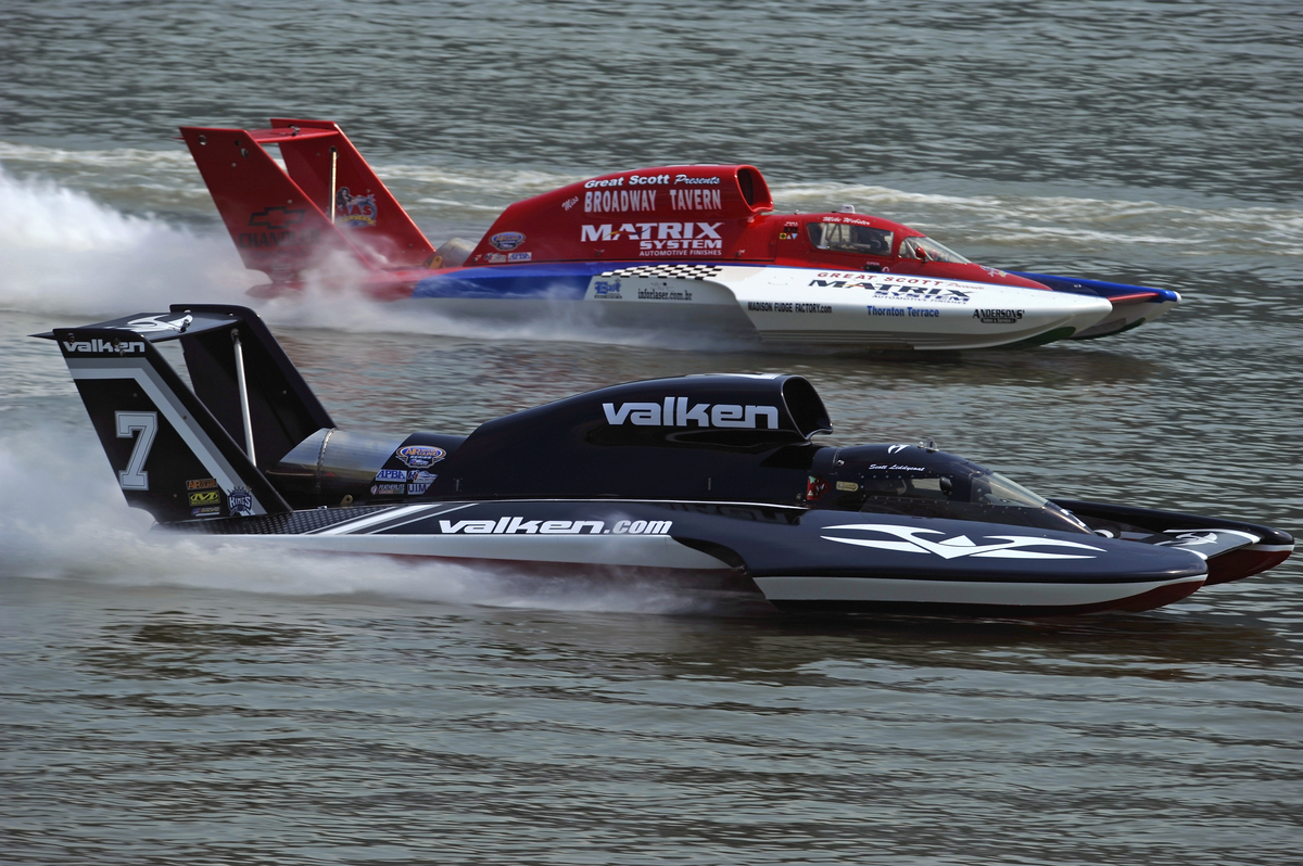 Hydroplane Boat Racing