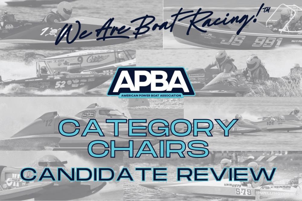 Category Chair candidate review