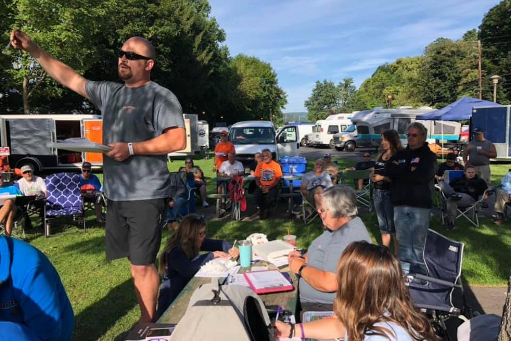 The drivers meeting at Lock Haven