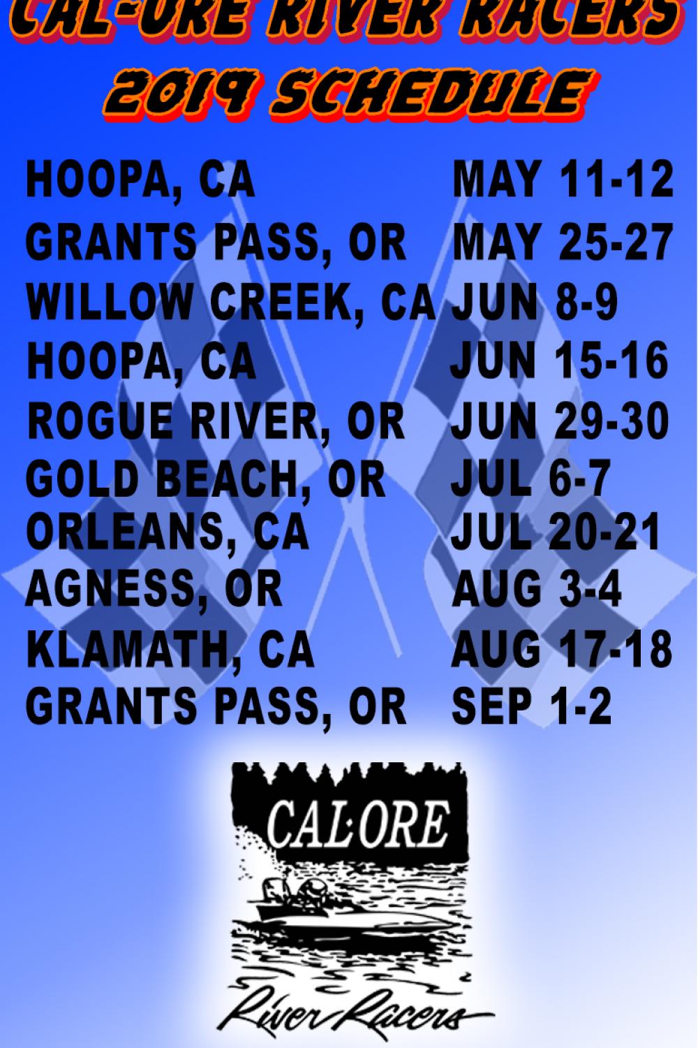 CORRA 2019 Schedule CORRA 2019 Schedule